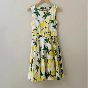Grace Karin Belted Dress Size Small Lemon Sleeveless Summer New With Tags - Picture 1 of 5