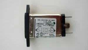 Corcom Filter 10EEA2 F7531G 10A 120/250V 50-60Hz Faston Panel Mount - Bild 1 von 5