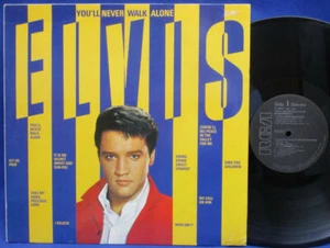LP ELVIS PRESLEY - YOU'LL NEVER WALK ALONE / ITALY BLACK RCA CL 89041 - Picture 1 of 5