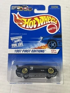 Hot Wheels 1997 First Editions #10 Mercedes C-Class Black Premiere Collect #516 - Picture 1 of 7