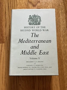 The Mediterranean And Middle East Vol. V 5 Molony 1973 HMSO HC DJ Pls Read - Foto 1 di 8