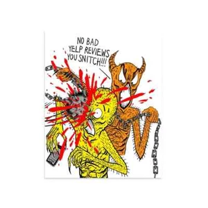 Neckface No Reviews signed Autogramm Poster Kinderdrucke Limited Edition 150 - Bild 1 von 7