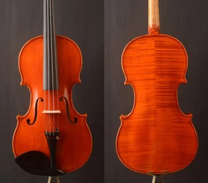 European maple,open clear tone oil varnish! A M20+ Strad model Violin. - Picture 1 of 7