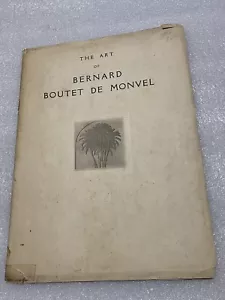 Vintage 1926 Bernard Boutet De Monvel Kunstausstellungsheft Anderson Gallery N.Y - Bild 1 von 11