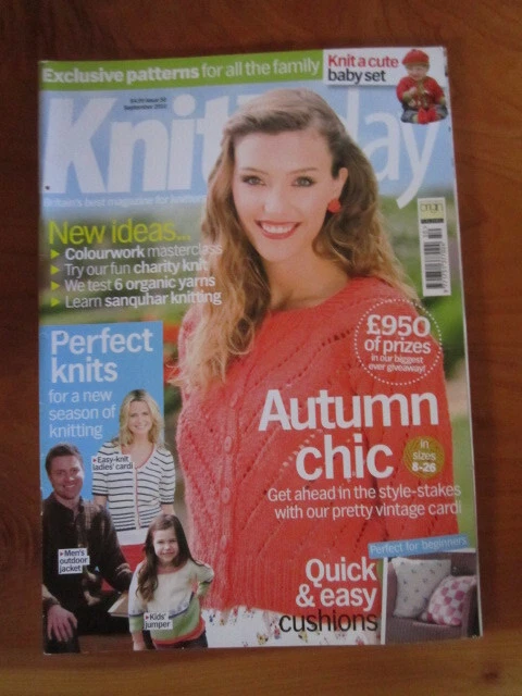 KNITTING PATTERN BOOK KNIT TODAY SEPTEMBER 2010   * MUST SEE - Image 1 of 1
