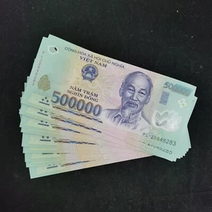 10 x 500,000 Dong Vietnam 5 Million VND Polymer Banknote UNC - Picture 1 of 2