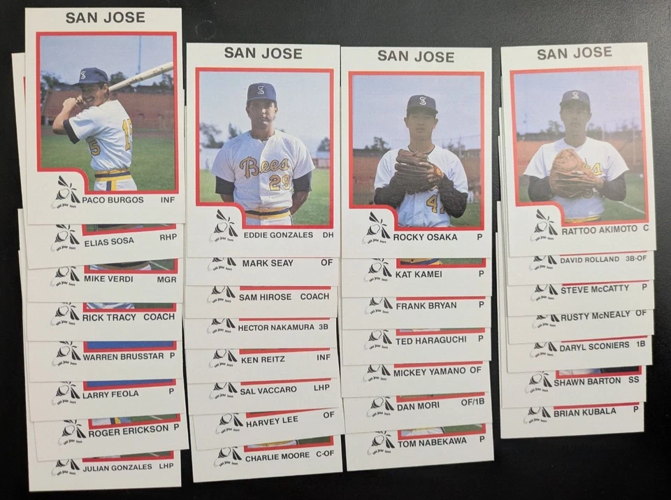 1987 ProCards San Jose Bees - You Pick 1 -  A Independent Minor League - Image 1 of 1