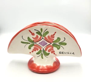 Servilletas de cerámica Sevilla pintadas a mano 1982 de colección servilletas cerámica artística - Imagen 1 de 8