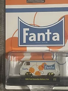 M2 Machines 1:64 Fanta Orange Chase Ford Econoline Delivery Van - Picture 1 of 3