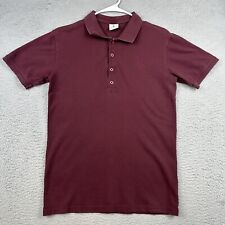 Father & Sons Polo Shirt Youth Boys Medium Red Knit Casual Preppy School Classic