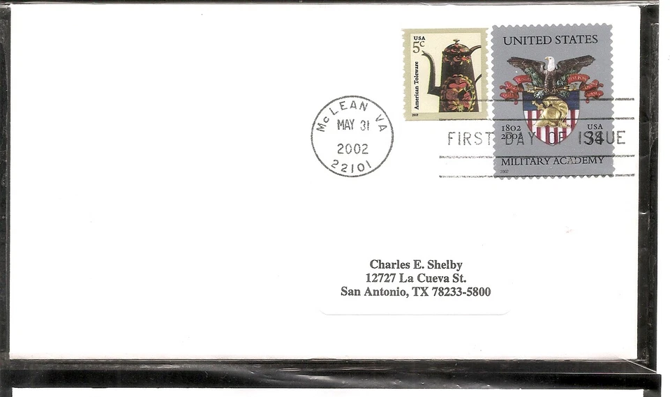 US SC # 3560 U.S. Military Academy Bicentenary FDC . No Cachet  - Image 1 of 1
