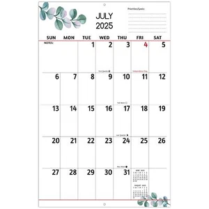 Wall Calendar 2025-2026 - Large Print Calendar Jul 2025 - Dec 2026 14.6 x 22.... - Picture 1 of 7