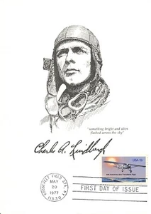 1710 13c CHARLES LINDBERGH - Unknown maxicard 5" x 7" - Picture 1 of 1
