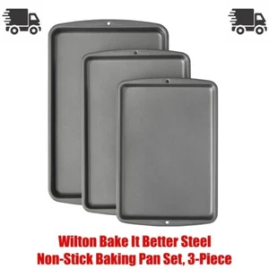 Wilton Bake It Better Steel Non-Stick Baking Pan Set, 3-Piece - Picture 1 of 11