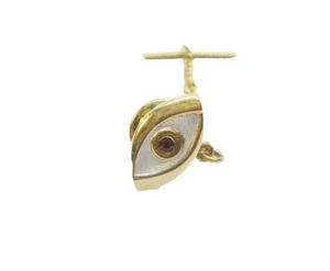 Pin de corbata con cadena de colección Evil Eye clásico accesorio de uso formal para hombre - Imagen 1 de 3