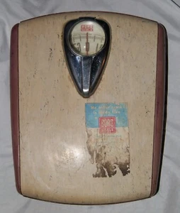Borg antique vintage bathroom home household scale retro vinyl tile look - Picture 1 of 8