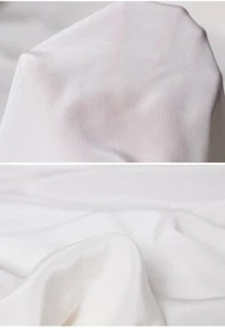 1 Yard* 140cm, Quality 16 momme Crepe Silk Fabric CDC Nature Silk Crepe De Chine - Picture 1 of 31
