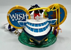 Exclusive 2024 Disney Cruise Line DCL Wish Tangled Rapunzel Ear Hat Ornament - Picture 1 of 5