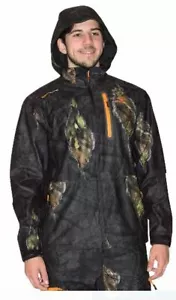 Medium Mossy Oak Eclipse Tricot Scent Control Waterproof Camo Coat Jacket Wind - Picture 1 of 11