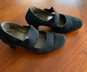 Scarpe décolleté Josef Seibel da donna nere in pelle Mary Janes con cinturino EU 38 US 7,5 - Foto 1 di 5