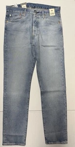 Levi's Men's 501 Taper - Sit's at Waist Stretch Blue Jean's W33XL34 - Picture 1 of 4