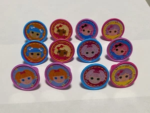 Lalaloopsy 12 piece birthday cupcake topper rings - Picture 1 of 3