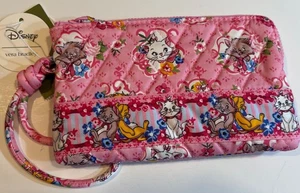 Vera Bradley The Aristocats Disney Zip Wristlet Marie Berlioz Toulouse Cats - Picture 1 of 4
