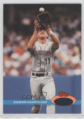 1991 Topps Stadium Club Missing Foil Edgar Martinez #47 HOF - Image 1 of 2
