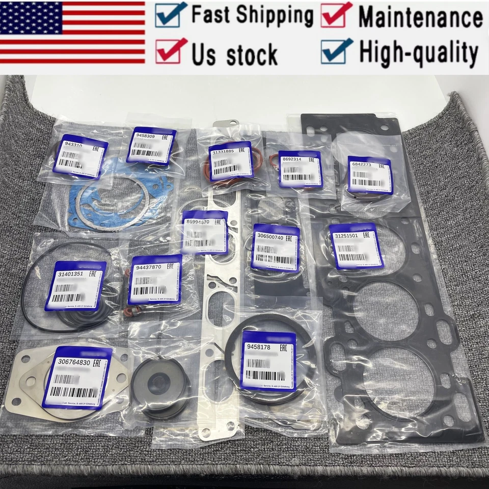 Head Gasket Set Fits For 2004-2015 Volvo C30 C70 S40 S60 V50 2.5L L5 DOHC 20V - Изображение 1 из 4