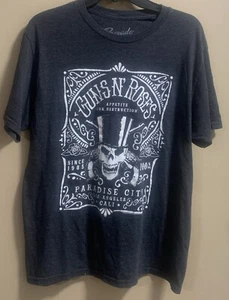 Guns N' Roses Los Angeles Gray Short Sleeve T-Shirt Mens Size Large - Picture 1 of 5