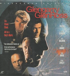 Glengarry Glen Ross (Laserdisc) Widescreen Al Pacino Jack Lemmon Alec Baldwin - Picture 1 of 2