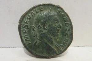 Roman Empire Severus Alexander 222-235 AD Sestertius S7998 Ancient Coin - Picture 1 of 4