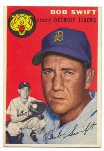 1954 Topps Baseball # 65 BOB SWIFT Detroit Tigers !Near Mint/Near Mint! - Bild 1 von 2
