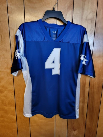 Kentucy Wildcats Football Jersey WOMENS 2XL XXL (18) Blue #4 NCAA SEC K2 Cover