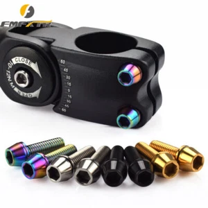 Tornillos de vástago de aleación de titanio M6 y M5 x 20 mm con arandelas (4 piezas) - Imagen 1 de 12