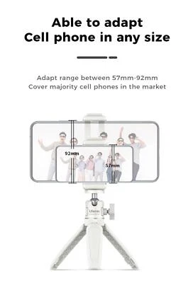 Ulanzi MT-08 Camera Smartphone Vlog Tripod Mini Portable Tripod With Cold Shoe - Image 1 of 4