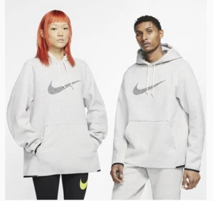NIKE NSW TECHFLEECE NIKE 50 PULLOVER HOODY IN WOLF GREY UNISEX Sz L Retail $120 - Picture 1 of 19