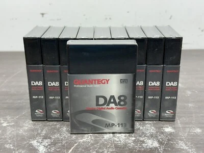 Lot Of 9 Quantegy MP-113 DA-8 Master Digital Audio Cassette - A214 - Image 1 of 3