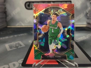 2020-21 Select Concourse TYRELL TERRY Red/Blue/Green Cracked Ice Mavericks - Picture 1 of 2