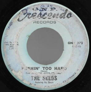 Pushing Too Hard, Try To Understand * by The Seeds (7", 1966, GNP Crescendo) VG - Picture 1 of 2