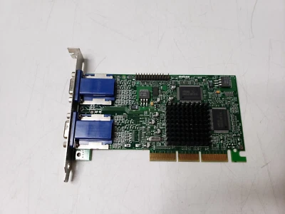 Matrox ETON ET866 971-0302 Dual VGA Video Graphics Card G45FMDHA32DB - Image 1 of 4
