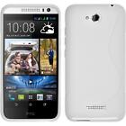 Silicone Case for HTC Desire 616 White S-STYLE +2 Protector