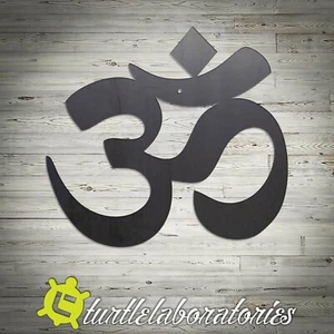 Decorative OM Symbol Metal Wall Art Hanging Home Decor - Picture 1 of 6