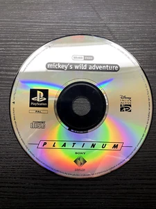 CD SEUL Mickey's Wild Adventure Loose PlayStation 1 PS1 - Picture 1 of 2