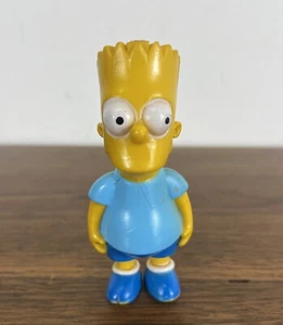Vintage 1990 BART SIMPSON Blue Shirt The Simpsons PVC Figure 20th CFFC 3” - Picture 1 of 14