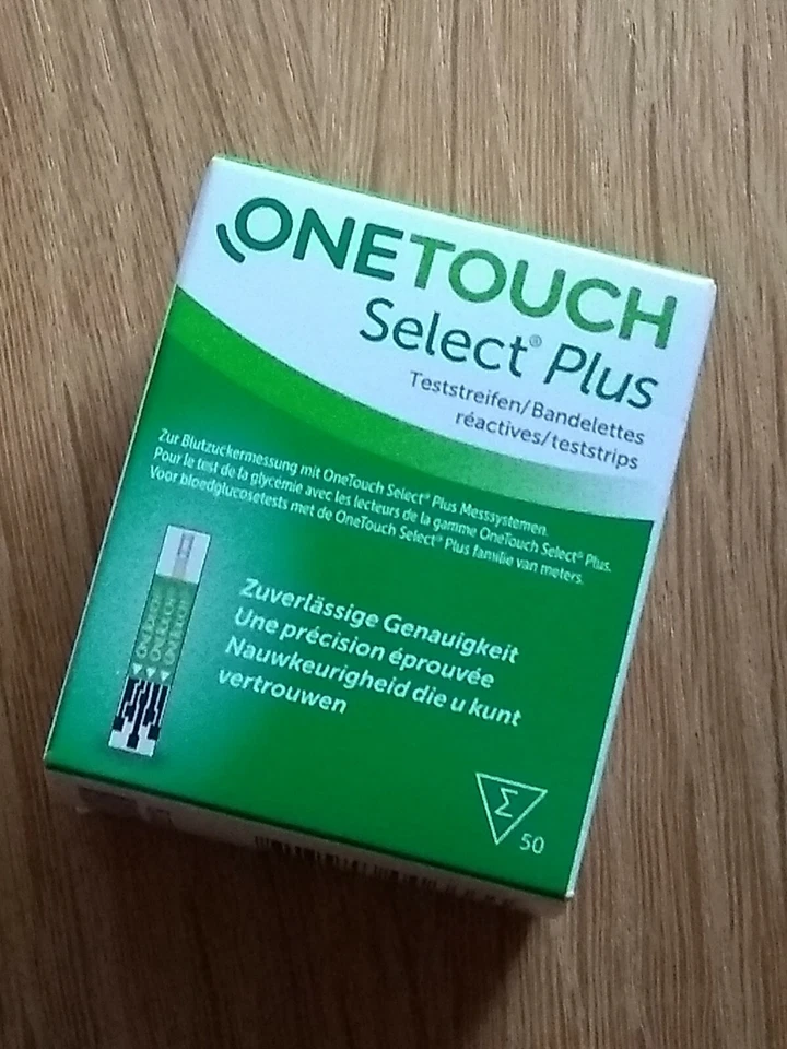 2 x ONE TOUCH Select  Plus Teststreifen Blutzucker, je 50 Stück  - Bild 1 von 1