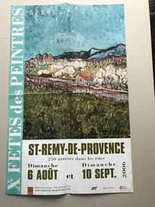 Affiche Saint Rémy De Provence 10ème Fêtes Des Peintres 2006 - Foto 1 di 2