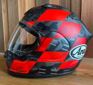 Arai Full face helmet ASTRO-GX-CHECKER RED Size S (55-56cm) NEW From Japan - Picture 1 of 6