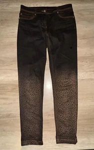 SPORTALM Kitzbühel Jeans Gr 40 Farbenverlauf Braun Leo Muster - Bild 1 von 13