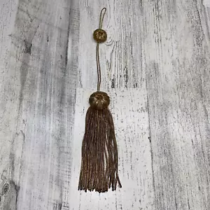 Antique Gold Tassle 1920s Flapper Accessory - Picture 1 of 5